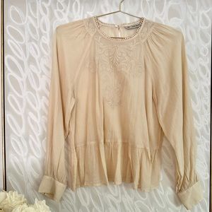 COPY - Zara Victorian embroidered blouse